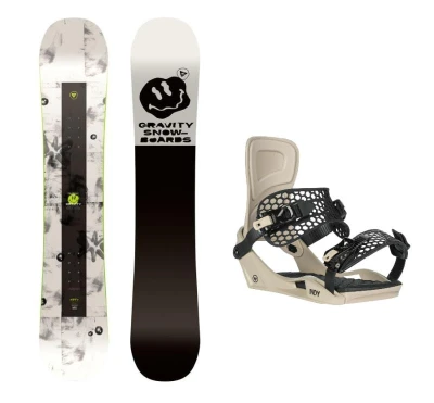 Gravity Madball 25/26 pánský snowboard + Gravity Indy stone/black 25/26 vázání + sleva 400,- na příslušenství