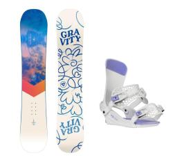 Gravity Mist 24/25 dámský snowboard + Gravity Fenix white/lavender vázání + sleva 500,- na příslušenství Gravity Mist 24/25 dámský snowboard + Gravity Fenix white/lavender vázání + sleva 500,- na příslušenství