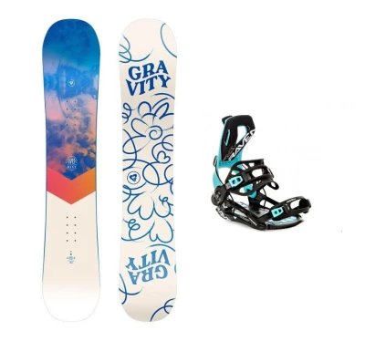 Gravity Mist 24/25 dámský snowboard + Raven Fastec FT360 black/mint vázání + sleva 400,- na příslušenství