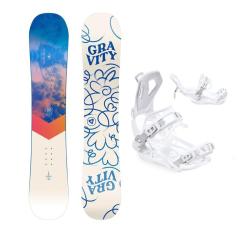 Gravity Mist 24/25 dámsky snowboard + Raven Fastec FT360 white viazanie + zľava 12 € na príslušenstvo Gravity Mist 24/25 dámsky snowboard + Raven Fastec FT360 white viazanie + zľava 12 € na príslušenstvo