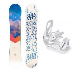 Gravity Mist 24/25 dámsky snowboard + Raven S230 White viazanie + zľava 12 € na príslušenstvo Gravity Mist 24/25 dámsky snowboard + Raven S230 White viazanie + zľava 12 € na príslušenstvo