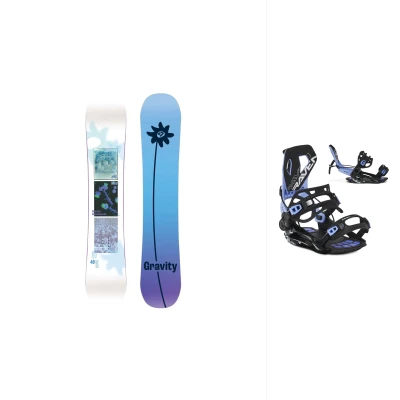 Gravity Mist 26/27 dámský snowboard + Raven Fastec FT360 Ocean snowboardové vázání