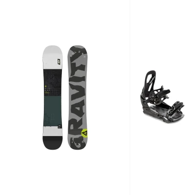 Gravity Silent 23/24 pánský snowboard + Raven S230 Black vázání