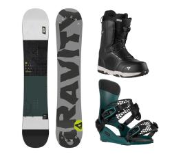 Gravity Silent 24/25 snowboard + Gravity Drift steel green vázání + Gravity Recon Atop black boty + sleva 400,- na příslušenství