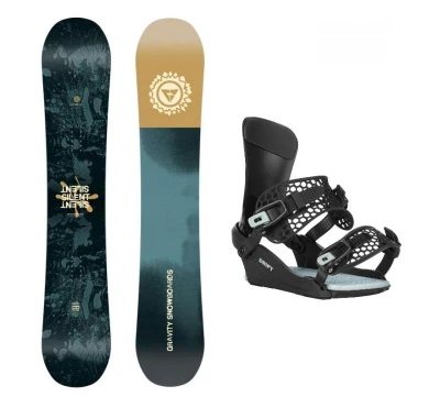Gravity Silent 25/26 pánský snowboard + Gravity Drift black/sage vázání + sleva 400,- na příslušenství