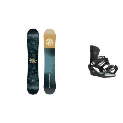 Gravity Silent 25/26 pánský snowboard + Gravity Drift black/sage vázání
