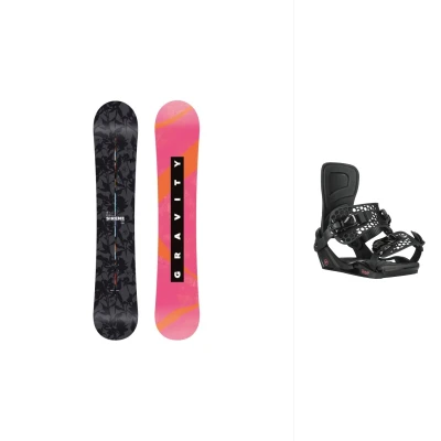 Gravity Sirene 25/26 dámský snowboard + Gravity Rise black 25/26 snb vázání