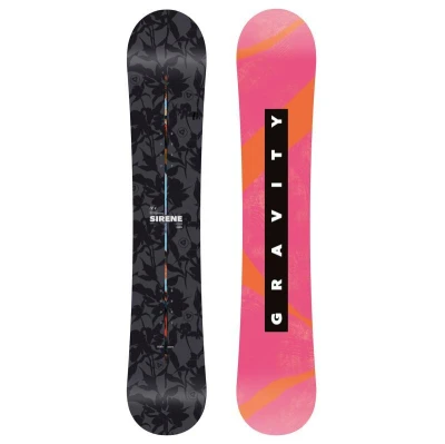 Gravity Sirene 25/26 dámský snowboard + Gravity Rise black vázání + Gravity Aura Atop black obuv + sleva 1000,- na příslušenství
