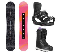 Gravity Sirene 25/26 dámsky snowboard + Gravity Rise black viazanie + Gravity Aura Atop black obuv + zľava 1000,- na príslušenstvo