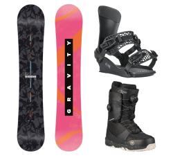 Gravity Sirene 25/26 snowboard + Gravity Fenix black vázání + Gravity Sage Dual Atop boty + sleva 1000,- na příslušenství
