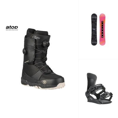Gravity Sirene 25/26 snowboard + Gravity Fenix black vázání + Gravity Sage Dual Atop boty