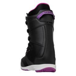Gravity Sirene Black 24/25 snowboard + Gravity Rise black vázání + Gravity Bliss black/purple boty + sleva 400,- na příslušenství