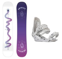 Gravity Sirene White 24/25 dámský snowboard + Gravity G2 Lady white vázání + sleva 400,- na příslušenství