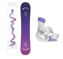 Gravity Sirene White 24/25 dámský snowboard + Gravity Fenix white/lavender vázání + sleva 500,- na příslušenství Gravity Sirene White 24/25 dámský snowboard + Gravity Fenix white/lavender vázání + sleva 500,- na příslušenství