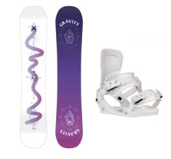 Gravity Sirene White 24/25 dámský snowboard + Gravity Rise white vázání + sleva 400,- na příslušenství Gravity Sirene White 24/25 dámský snowboard + Gravity Rise white vázání + sleva 400,- na příslušenství