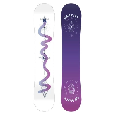 Gravity Sirene White 24/25 snowboard + Raven Fastec FT360 white vázání + Raven Pearl white boty
