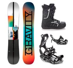 Gravity Symbol 24/25 snowboard + Raven Fastec FT360 black viazanie + Raven Target obuv