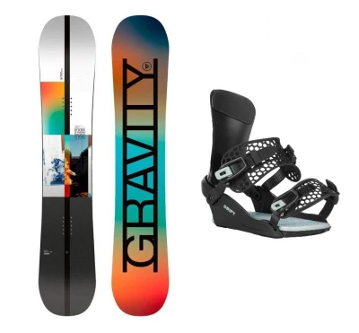 Gravity Symbol 25/26 pánský snowboard + Gravity Drift black/sage vázání + sleva 600,- na příslušenství Gravity Symbol 25/26 pánský snowboard + Gravity Drift black/sage vázání + sleva 600,- na příslušenství