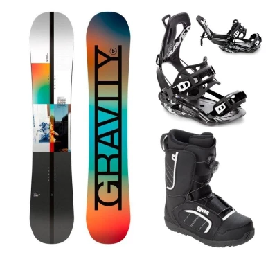 Gravity Symbol 25/26 snowboard + Raven Fastec FT360 black vázání + Raven Target ATOP obuv Gravity Symbol 25/26 snowboard + Raven Fastec FT360 black vázání + Raven Target ATOP obuv