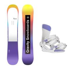 Gravity Thunder 24/25 dámsky snowboard + Gravity Fenix white/lavender viazanie + zľava 25 € na príslušenstvo Gravity Thunder 24/25 dámsky snowboard + Gravity Fenix white/lavender viazanie + zľava 25 € na príslušenstvo