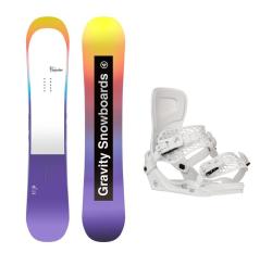 Gravity Thunder 24/25 dámsky snowboard + Gravity Rise white viazanie + zľava 20 € na príslušenstvo Gravity Thunder 24/25 dámsky snowboard + Gravity Rise white viazanie + zľava 20 € na príslušenstvo