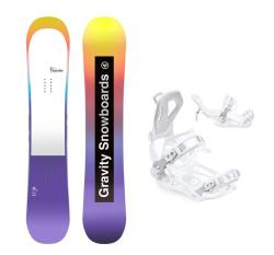Gravity Thunder 24/25 dámsky snowboard + Raven Fastec FT360 white viazanie Gravity Thunder 24/25 dámsky snowboard + Raven Fastec FT360 white viazanie