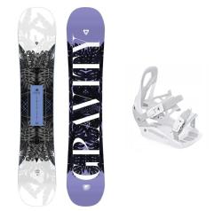 Gravity Trinity 23/24 dámsky snowboard + Raven S230 White viazanie