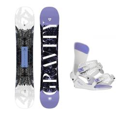 Gravity Trinity 24/25 dámsky snowboard + Gravity Fenix white/lavender viazanie + zľava 25 € na príslušenstvo Gravity Trinity 24/25 dámsky snowboard + Gravity Fenix white/lavender viazanie + zľava 25 € na príslušenstvo