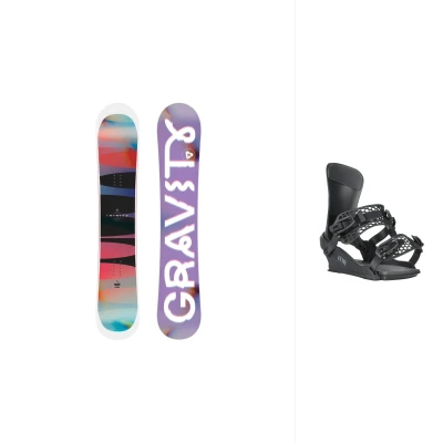 Gravity Trinity 25/26 dámský snowboard + Gravity Fenix black 25/26 vázání