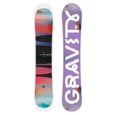 Gravity Trinity 25/26 dámský snowboard + Raven Fastec FT360 black/fuchsia vázání