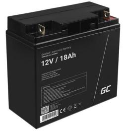 Green Cell AGM VRLA 12V 18Ah maintenance-free battery for mower, scooter, boat, wheelchair Green Cell AGM VRLA 12V 18Ah maintenance-free battery for mower, scooter, boat, wheelchair