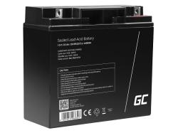 Green Cell AGM VRLA 12V 22Ah maintenance-free battery for boats, scooters, toys, wheelchairs