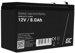 Green Cell AGM VRLA 12V 8Ah maintenance-free battery for the alarm system, cash register, toys Green Cell AGM VRLA 12V 8Ah maintenance-free battery for the alarm system, cash register, toys