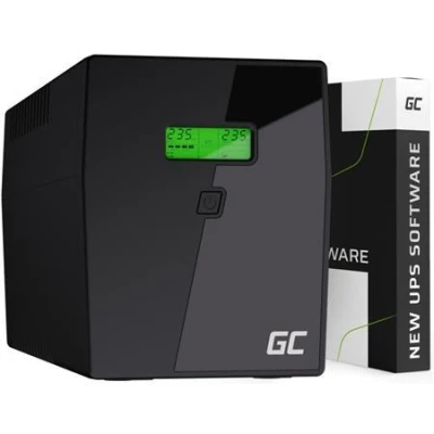 Green Cell Nepřerušitelný zdroj napájení UPS 2000VA 1400W s LCD displejem Čistá sinusovka | VERZE EU | 2x Schuko 2x IEC zásuvky Green Cell Nepřerušitelný zdroj napájení UPS 2000VA 1400W s LCD displejem Čistá sinusovka | VERZE EU | 2x Schuko 2x IEC zásuvky