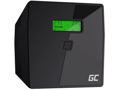Green Cell Nepřerušitelný zdroj napájení UPS 1000VA 600W s LCD displejem | VERZE EU | 2x Schuko 2x IEC zásuvky Green Cell Nepřerušitelný zdroj napájení UPS 1000VA 600W s LCD displejem | VERZE EU | 2x Schuko 2x IEC zásuvky