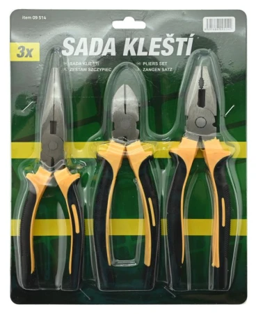 Green Sada kleští 20 cm 3 ks