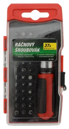Green Sada ráčnový šroubovák 37 dílů