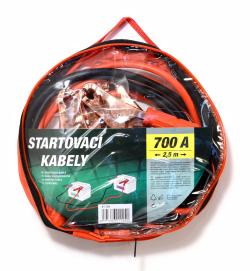 Green Startovací kabely 700A 2,5m zipper bag