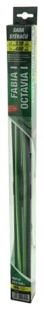 Green Stěrače FLAT SET 530+480mm OCT I/FAB I Green Stěrače FLAT SET 530+480mm OCT I/FAB I
