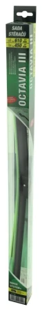 Green Stěrače FLAT SET 610+450mm OCT III Green Stěrače FLAT SET 610+450mm OCT III