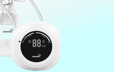 Grownsy EBP01 bílá dvojitá elektrická odsávačka mateřského mléka