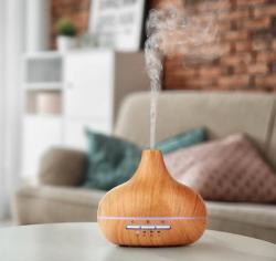 Grundig Aroma difuzér elektrický dřevěný s LED osvětlením