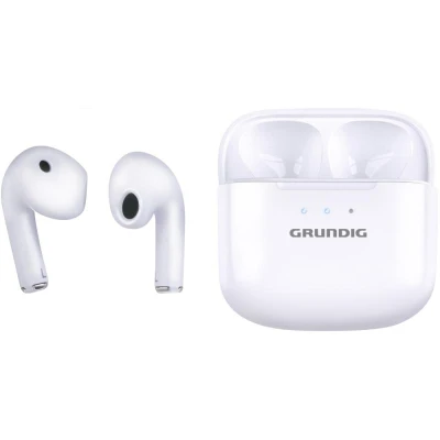 Grundig Bezdrátová bluetooth sluchátka bílá