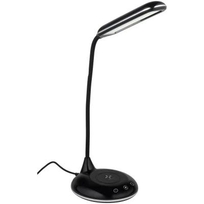 Grundig Bezdrátová nabíječka stolní lampa USB černá