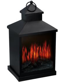 Grundig Elektrický krb s LED plameny ve tvaru lucerny Grundig Elektrický krb s LED plameny ve tvaru lucerny