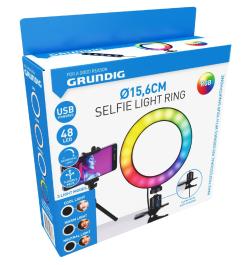 Grundig Kruhové světlo RING LIGHT 48 LED RGB
