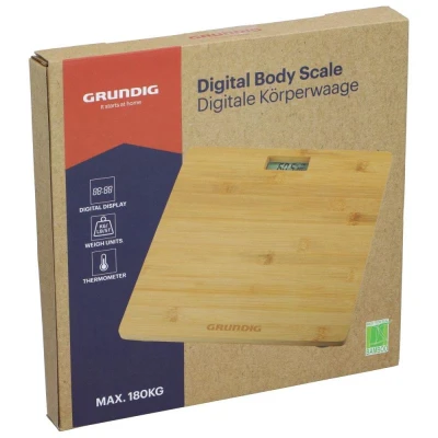 Grundig Osobní váha ALPINA bambus