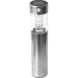 Grundig Solární LED svítidlo zahradní s pohybovým senzorem 39 cm nerez