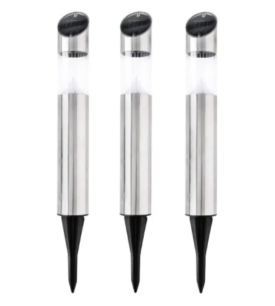Grundig LED solárních lampy sada 3 ks z nerezové oceli 6,5x6,5xV53cm Grundig LED solárních lampy sada 3 ks z nerezové oceli 6,5x6,5xV53cm