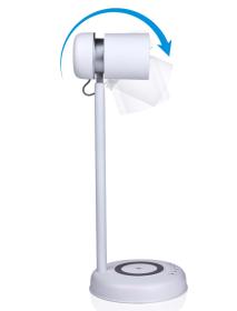 Grundig Stolní lampa LED s bezdrátovou nabíječkou na mobil 3v1